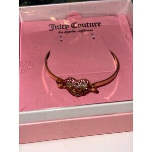 Juicy Couture Gold Heart Bangle Bracelet NEW